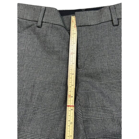Gap Perfect Trouser Glen Plaid Stretch Wide-Leg Pants 00R - Picture 10 of 11